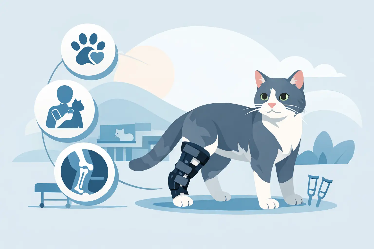 Katze Orthese Hinterlauf - wann sie hilft